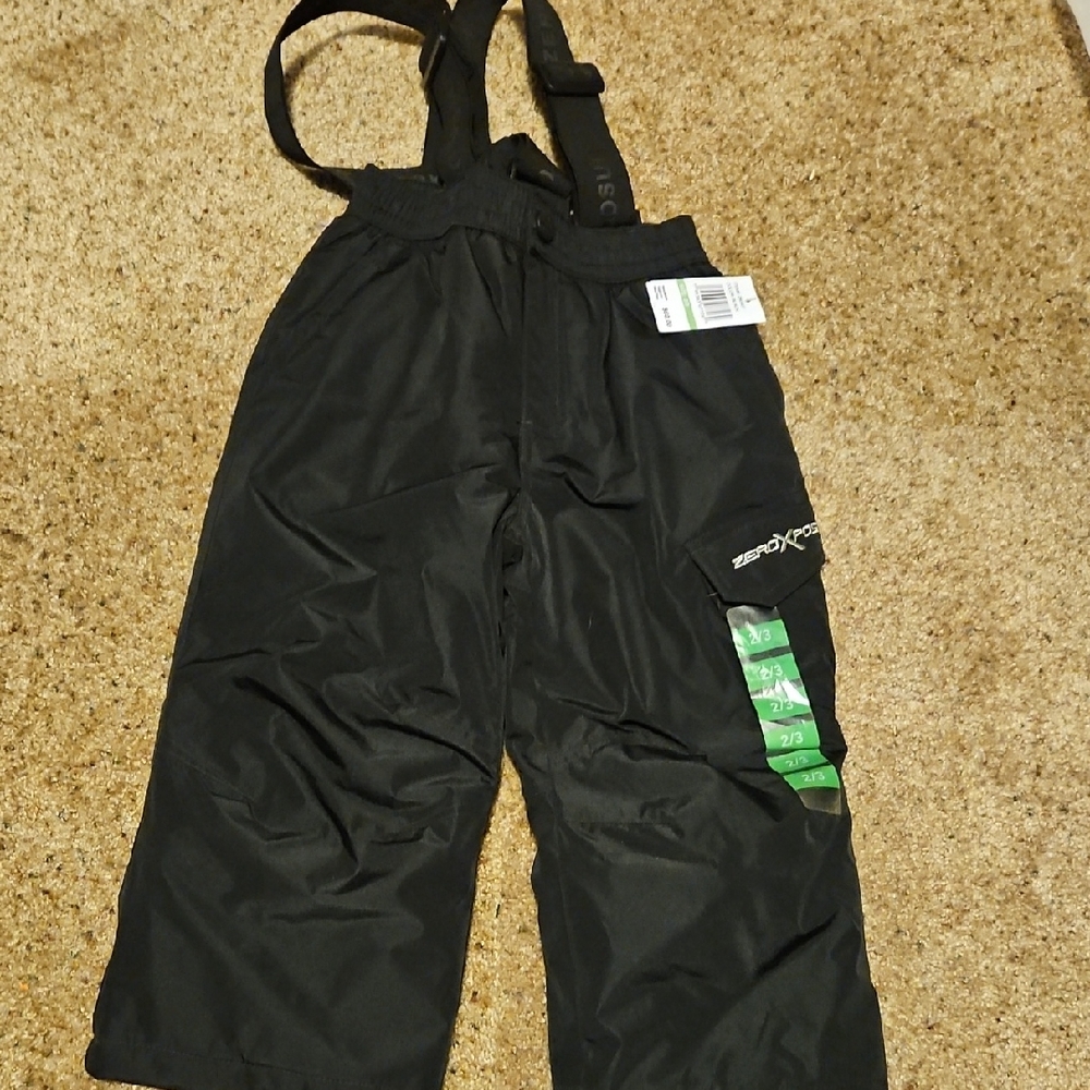 ZeroXposur Black Kids Overalls